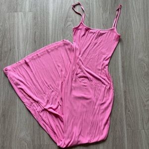SKIMS Bubblegum Pink Maxi Dress